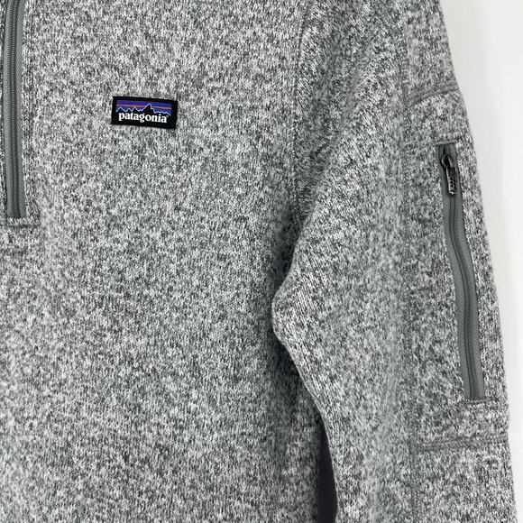Patagonia Better Sweater Small 1/4 Zip Gray Pullover Small - Picture 4 of 5